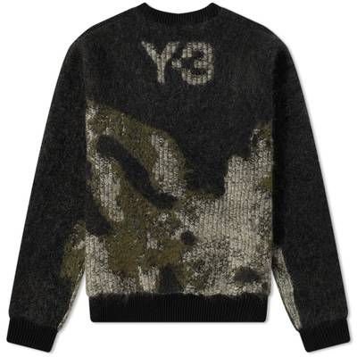 Y-3 Y-3 Camo Knit Crew Sweat outlook