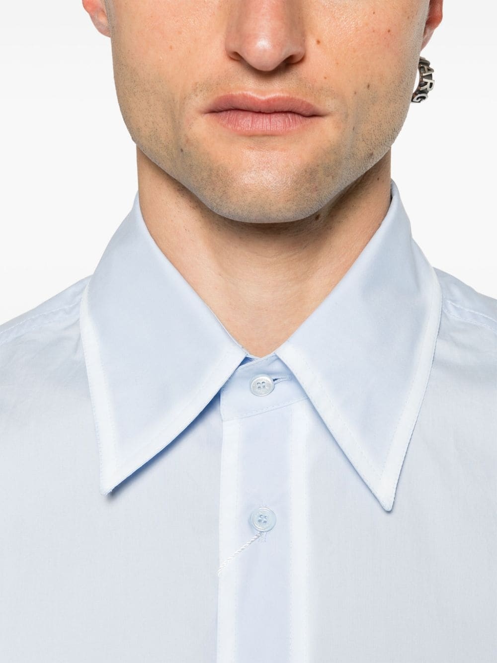 distressed cotton shirt - 5