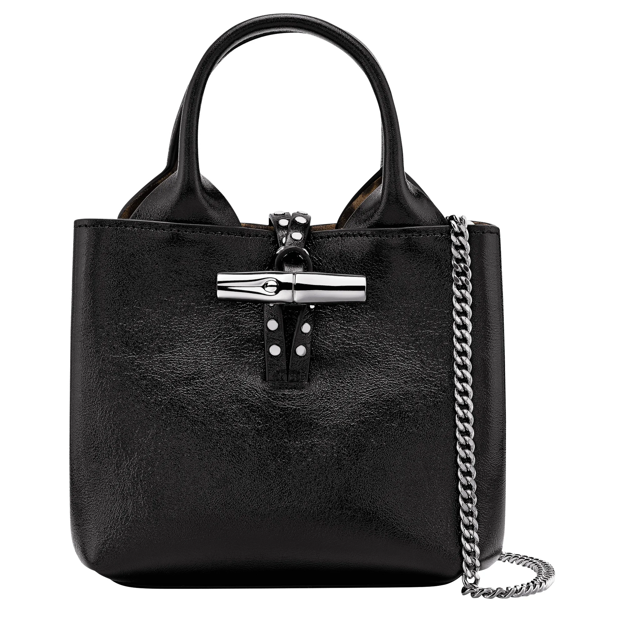 Le Roseau XS Handbag Black - Leather - 1