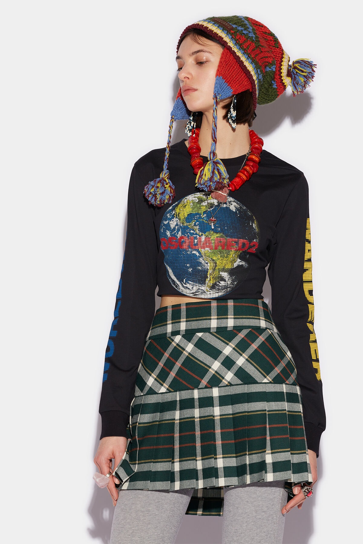 TARTAN MINI SKIRT - 3