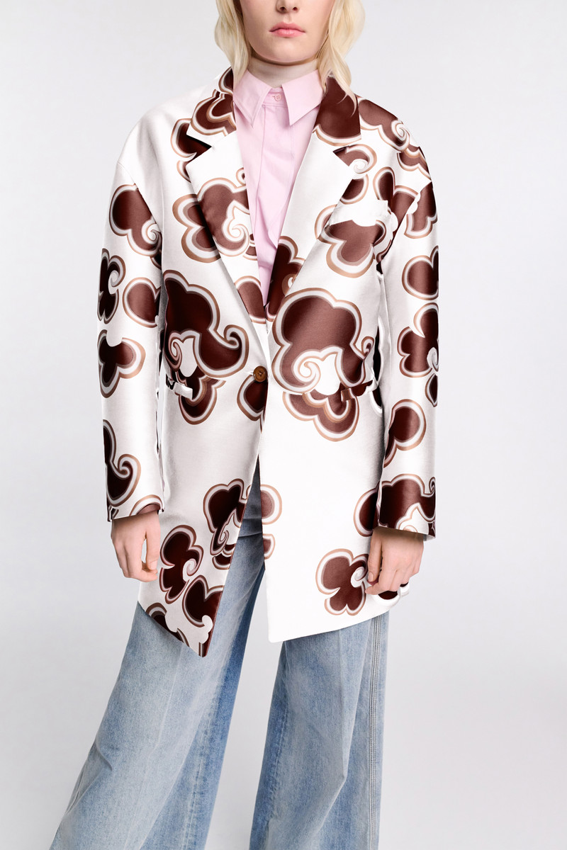 FLORAL STATEMENT coat 3