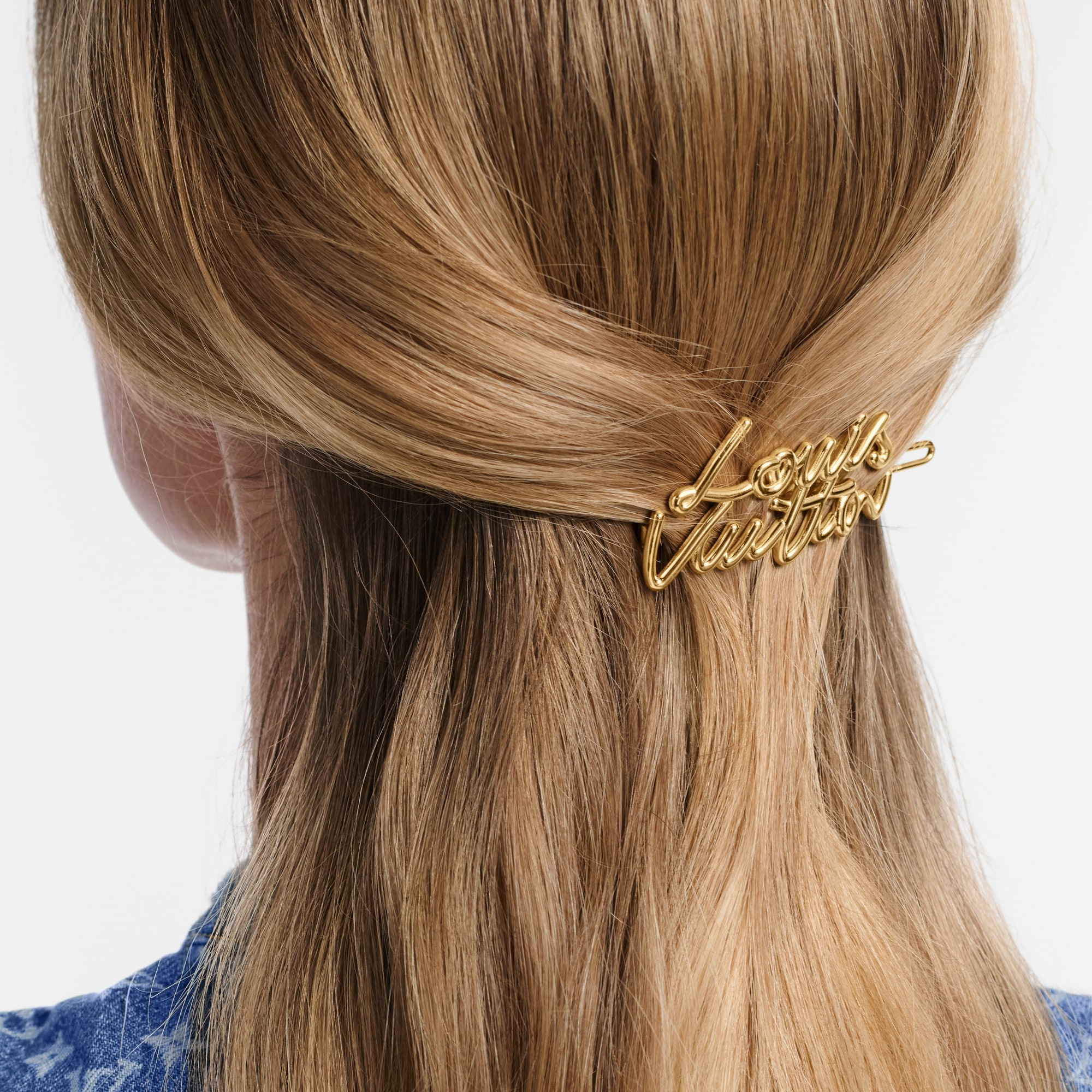 LV Script Barrette - 5