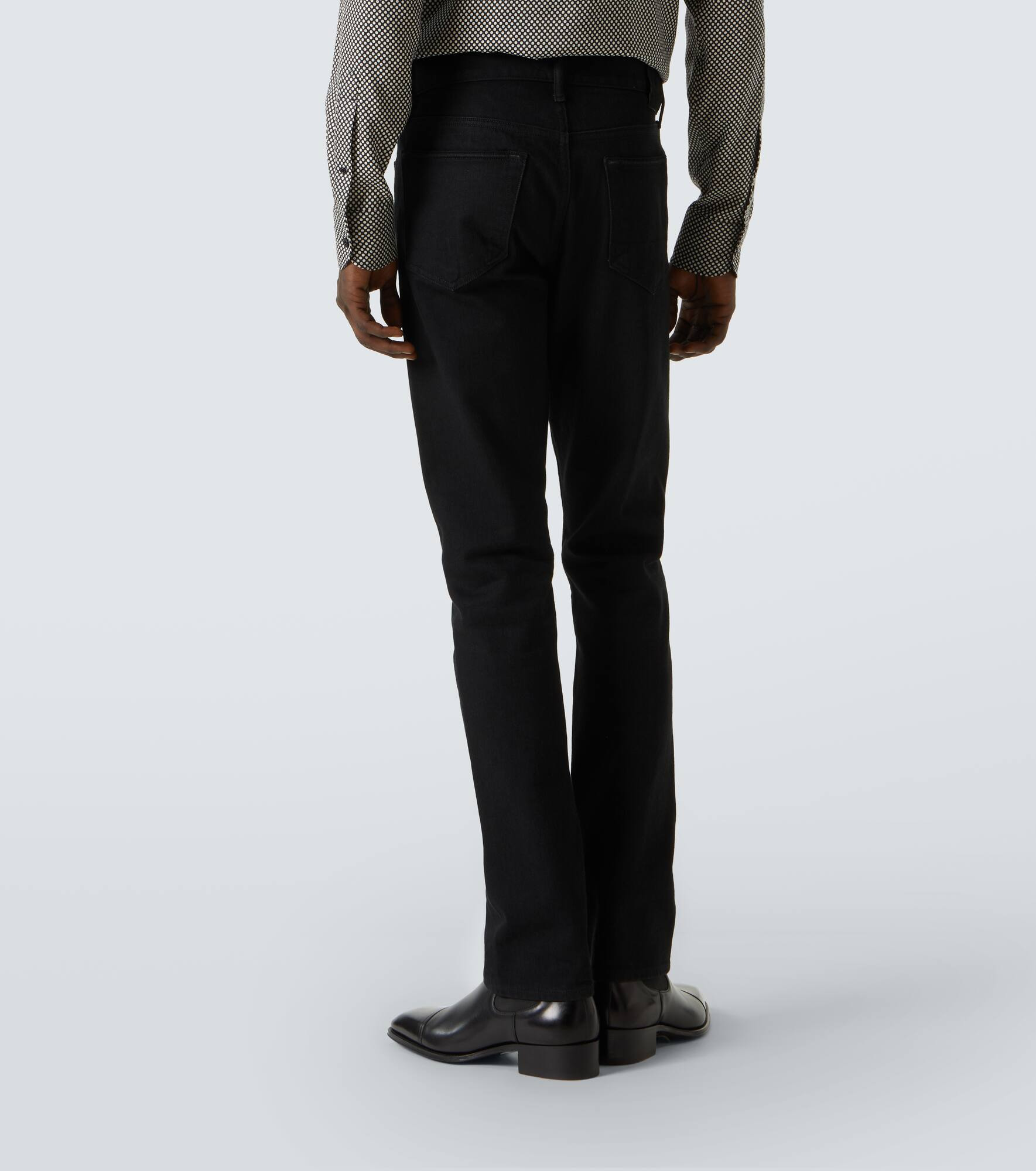 Mid-rise slim jeans - 4