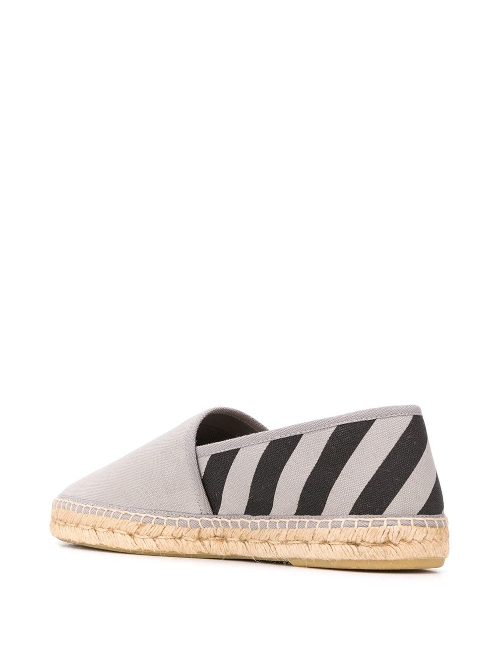 diagonal print espadrilles - 3