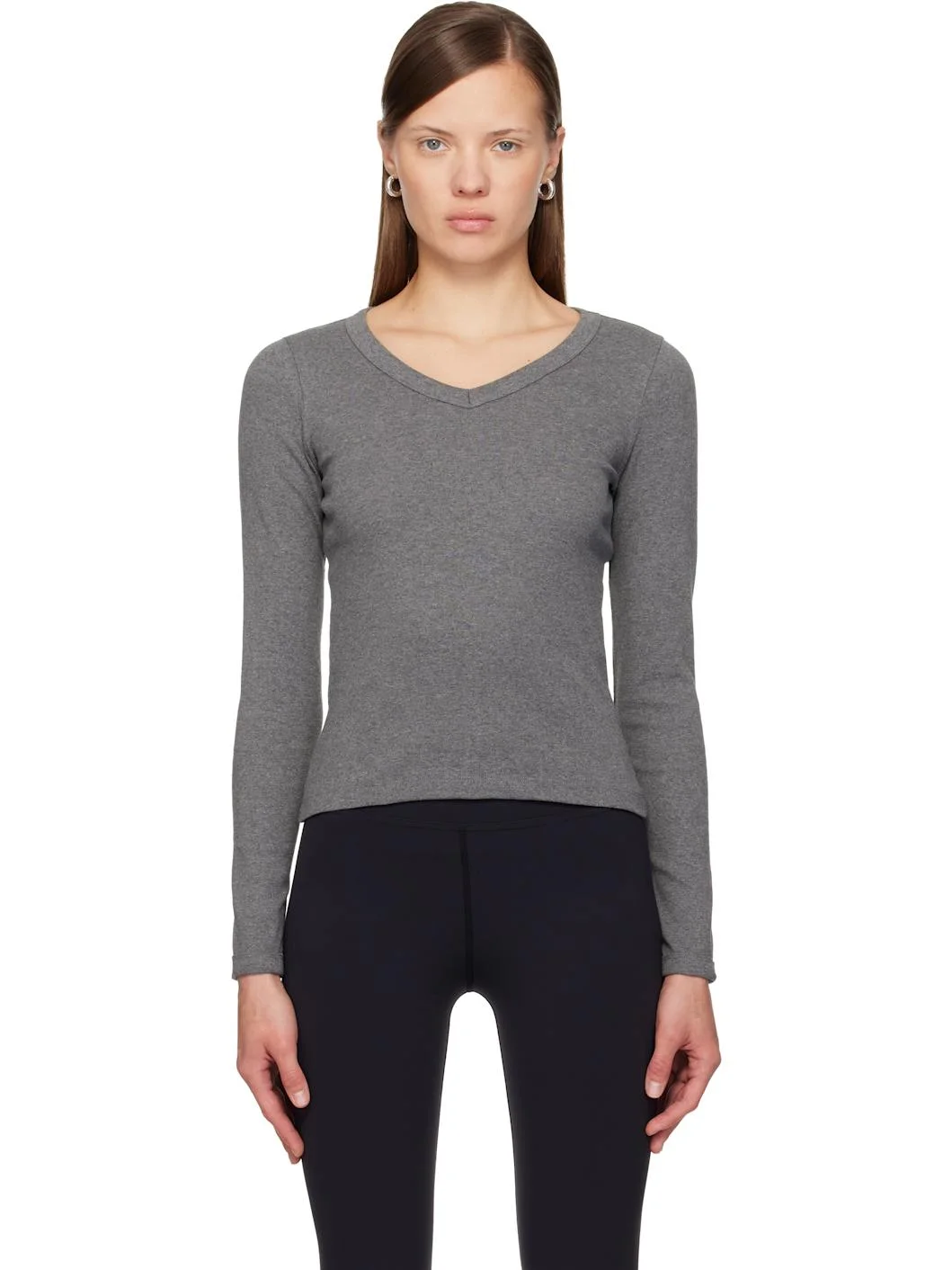 Gray Jill Longsleeve T-shirt - 1
