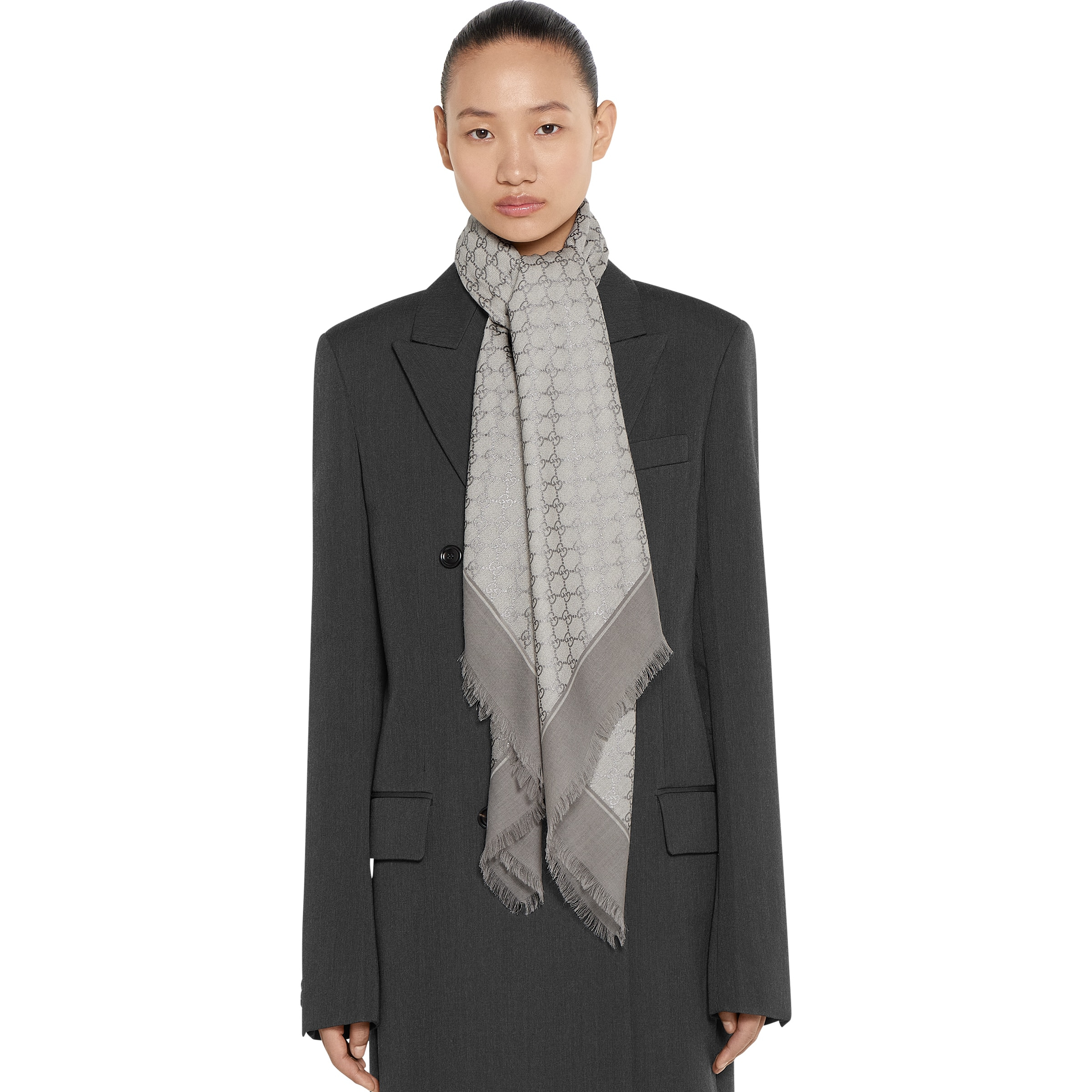 GG wool shawl - 5