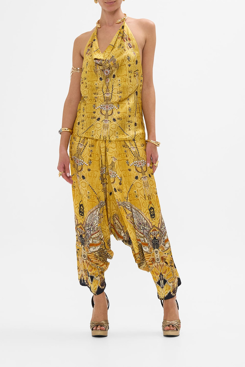 CAMILLA DRAPED TOP WITH HARDWARE outlook