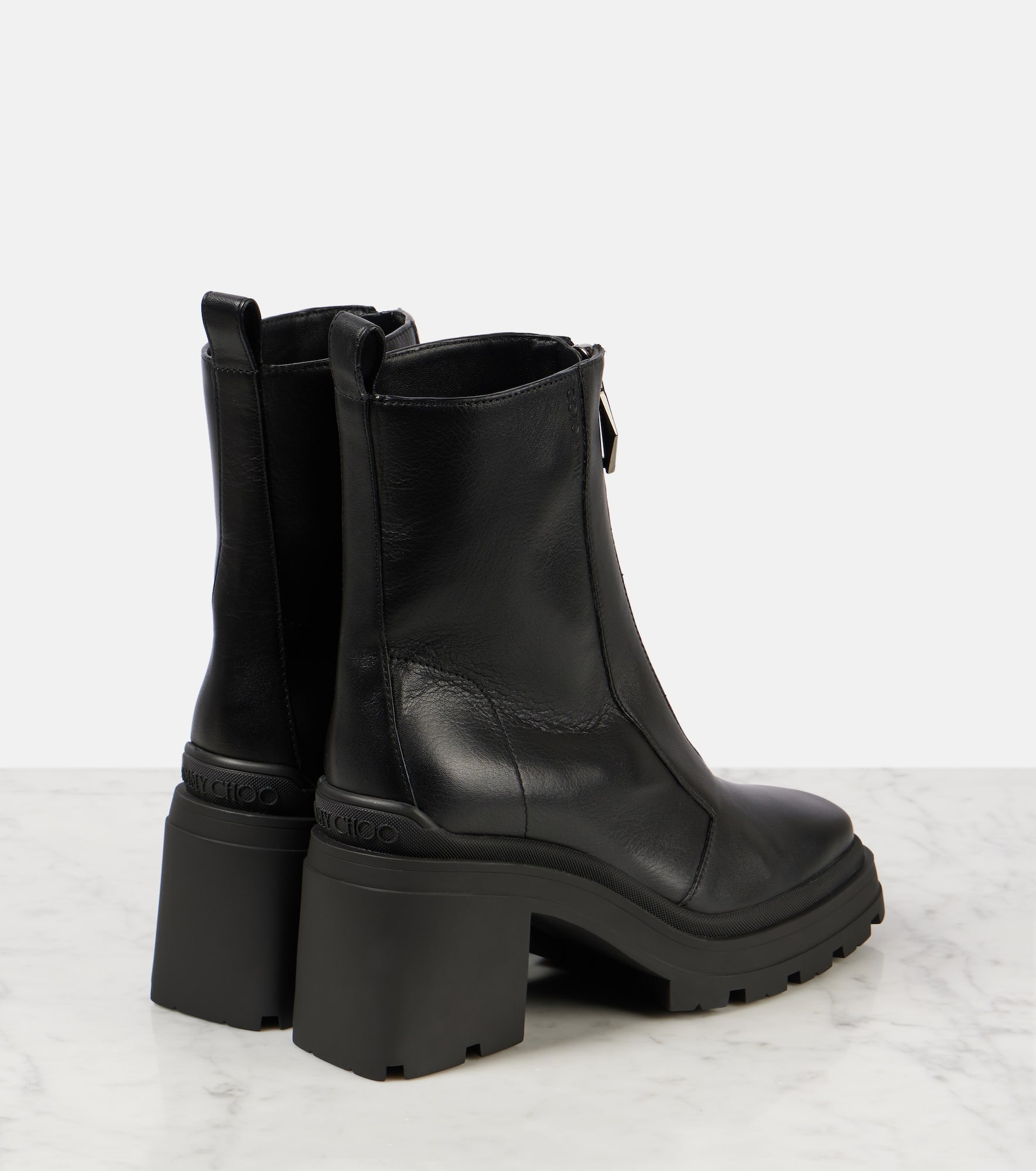 Eugenie 80 leather ankle boots - 2