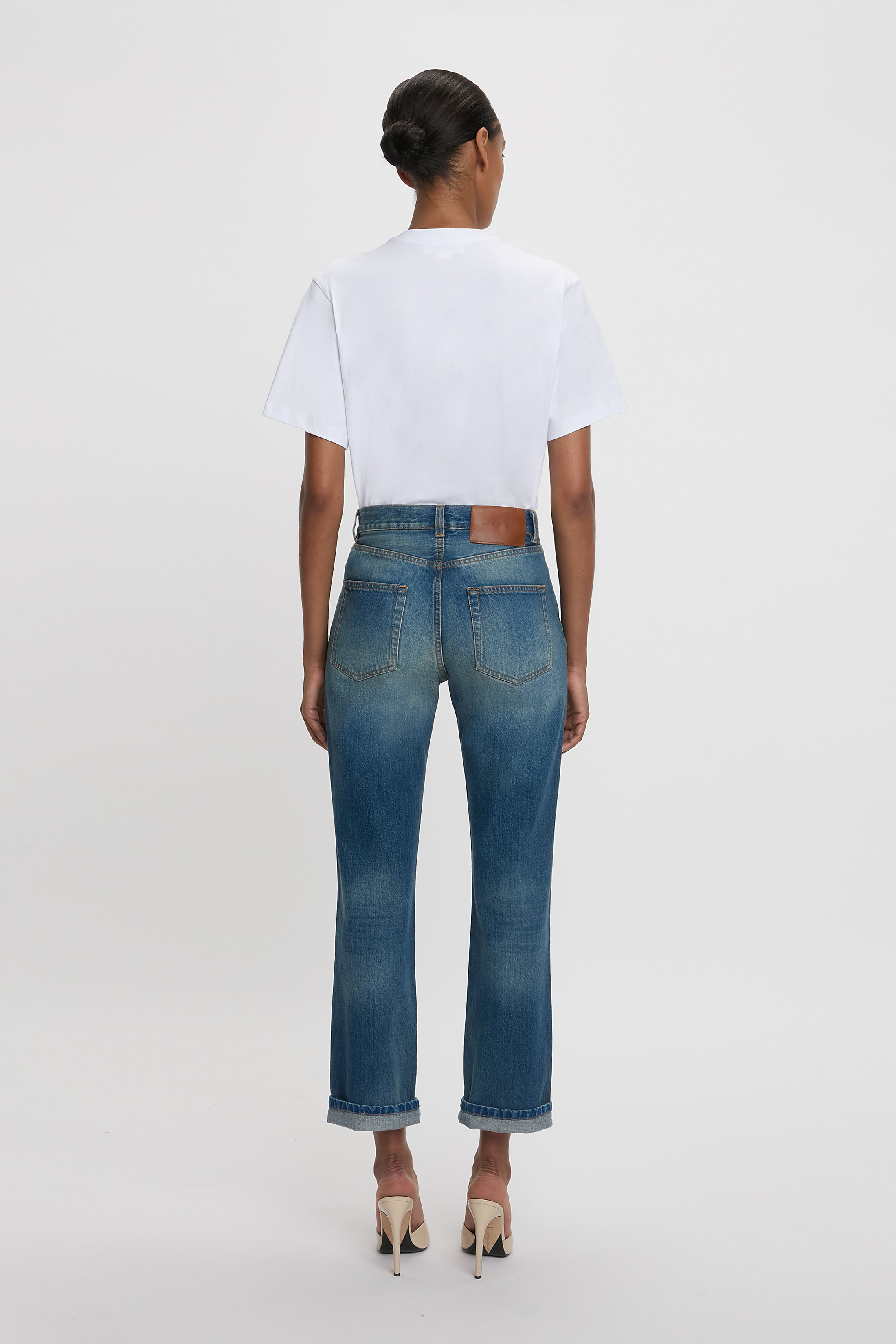 Exclusive Victoria Relaxed Jean In Mid Blue - 5