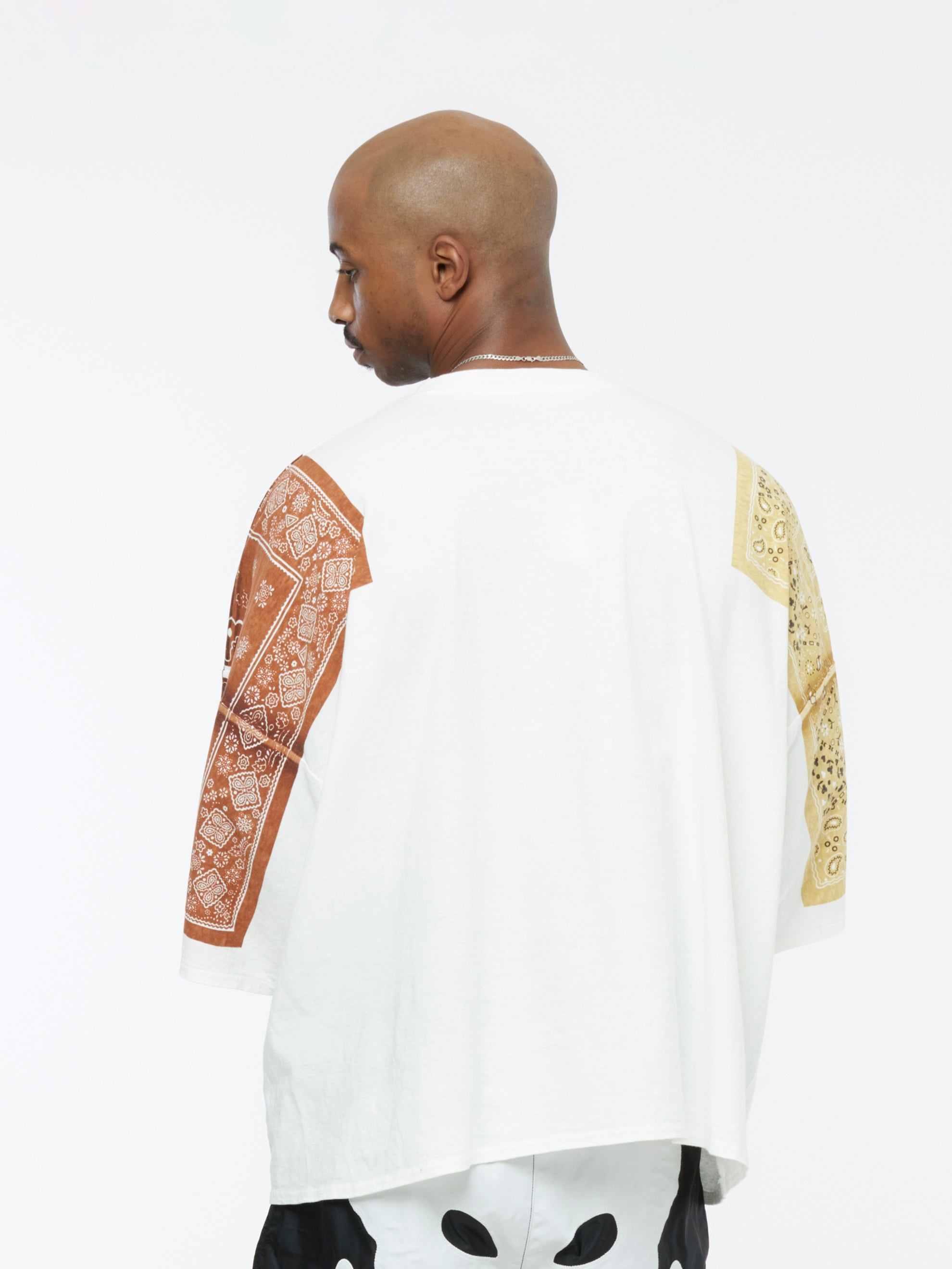HUGE COOKIE BANDANA JERSEY TEE (LIGHT BROWN) - 3