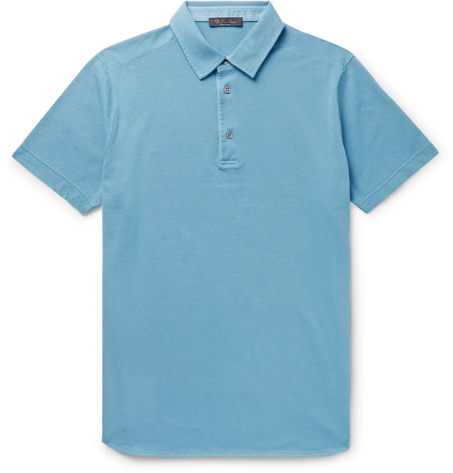 Cotton-Piqué Polo Shirt - 1