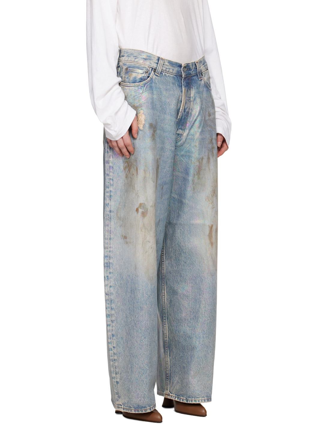 Blue Super Baggy Fit 2023 Jeans - 2