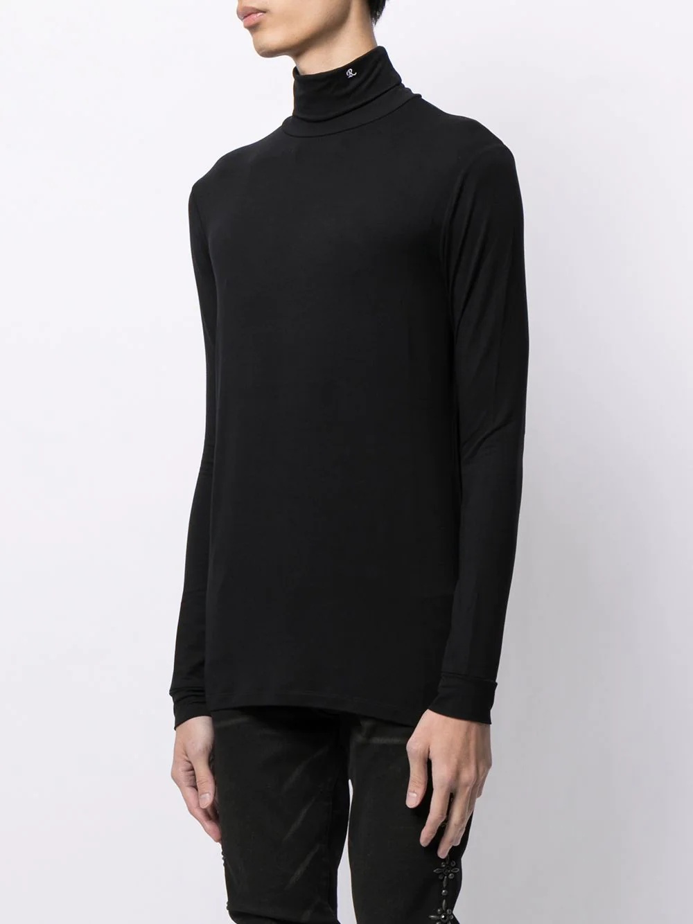 logo turtleneck T-shirt - 3