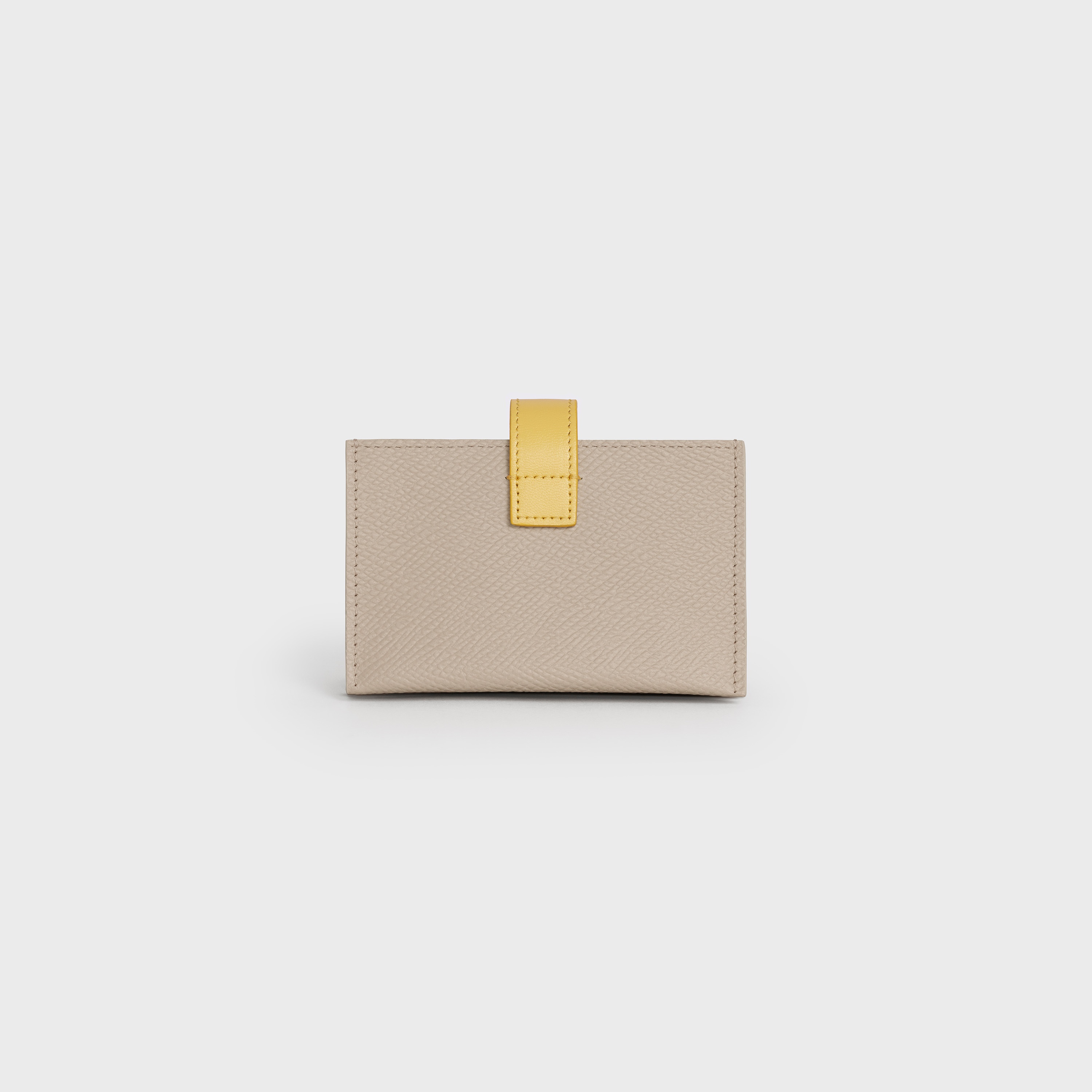 ACCORDEON CARD HOLDER IN BICOLOUR GRAINED CALFSKIN - 3