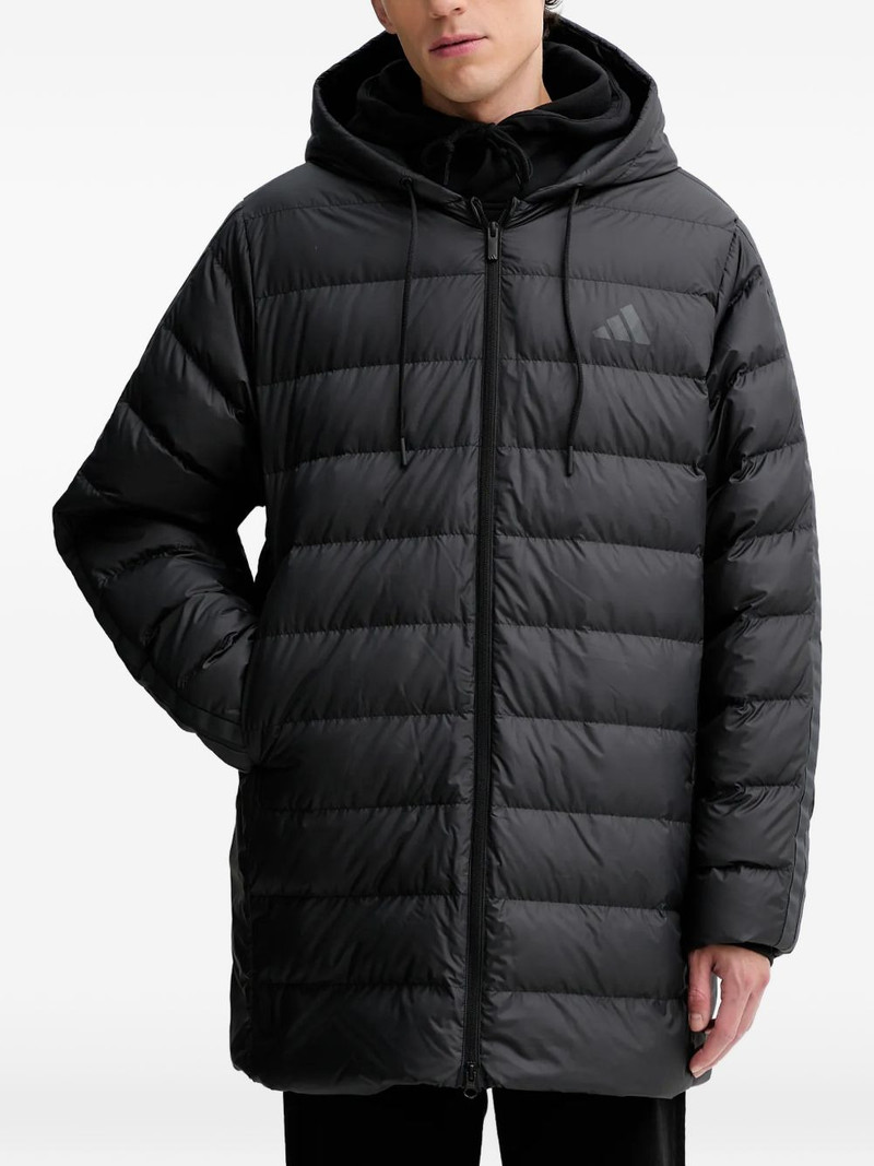 hooded three-stripe jacket 1