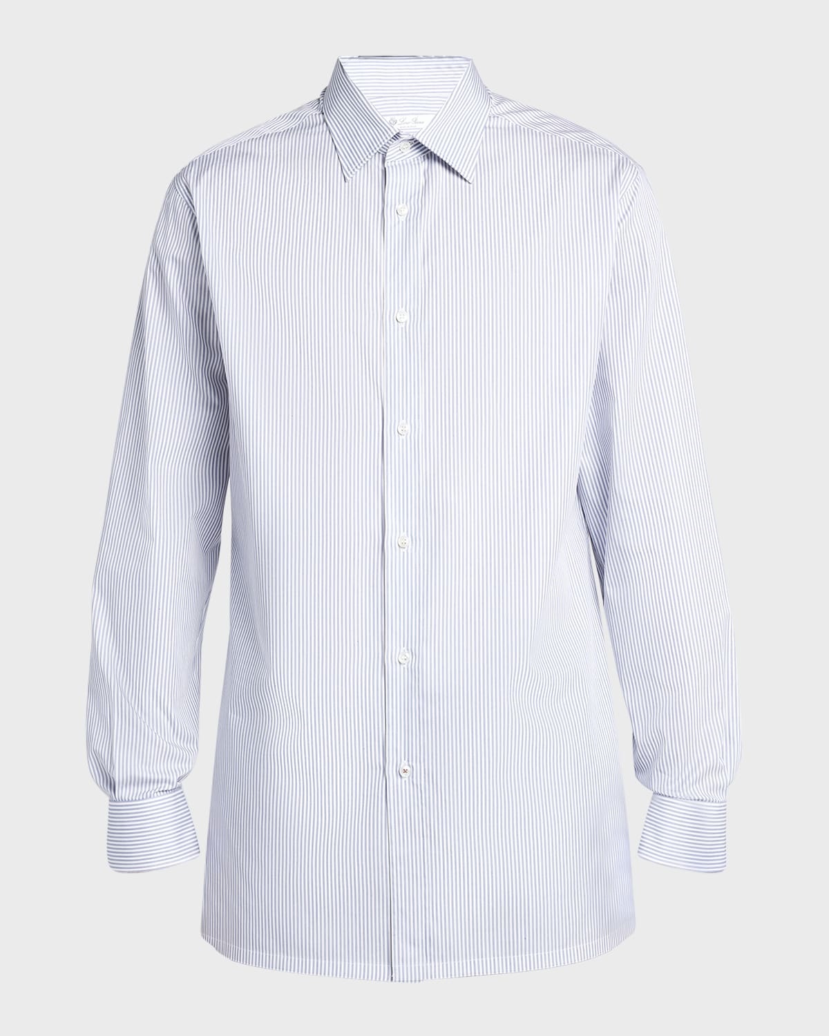 Men's Cotton Micro-Stripe Dress Shirt - 1