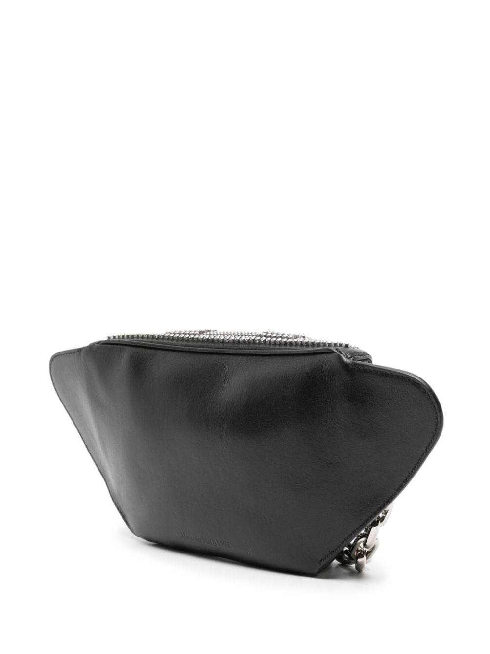 stud-embellished leather messenger bag - 3