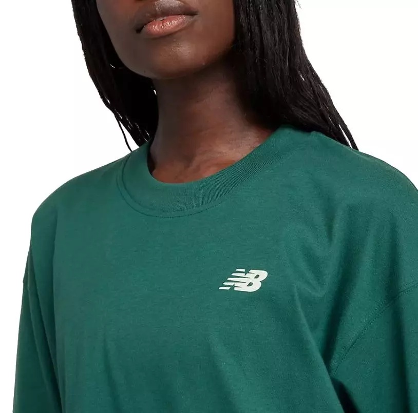 Women's Graphic Oversize Jersey Tee - Green - 4