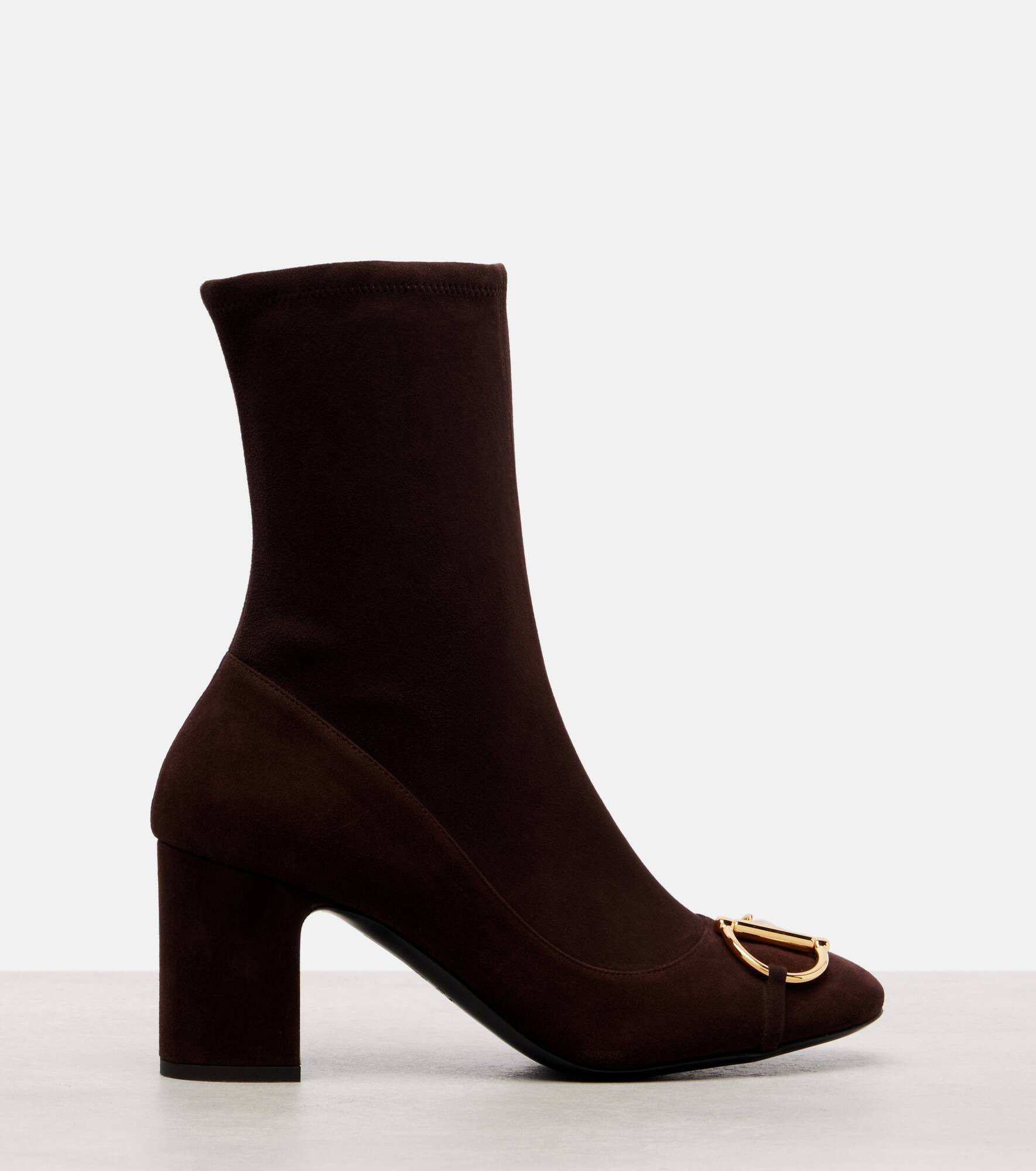 Alfa Horsebit suede ankle boots - 4