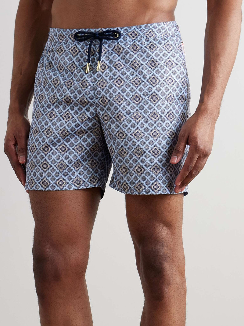 ORLEBAR BROWN Bulldog Straight-Leg Mid-Length Printed Recycled Swim Shorts outlook