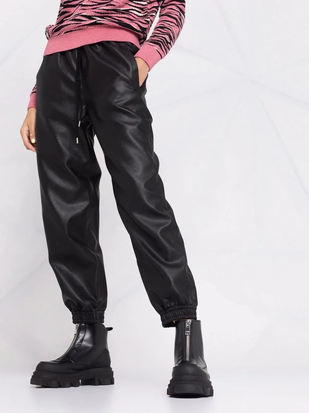 Kira faux leather trousers - 3