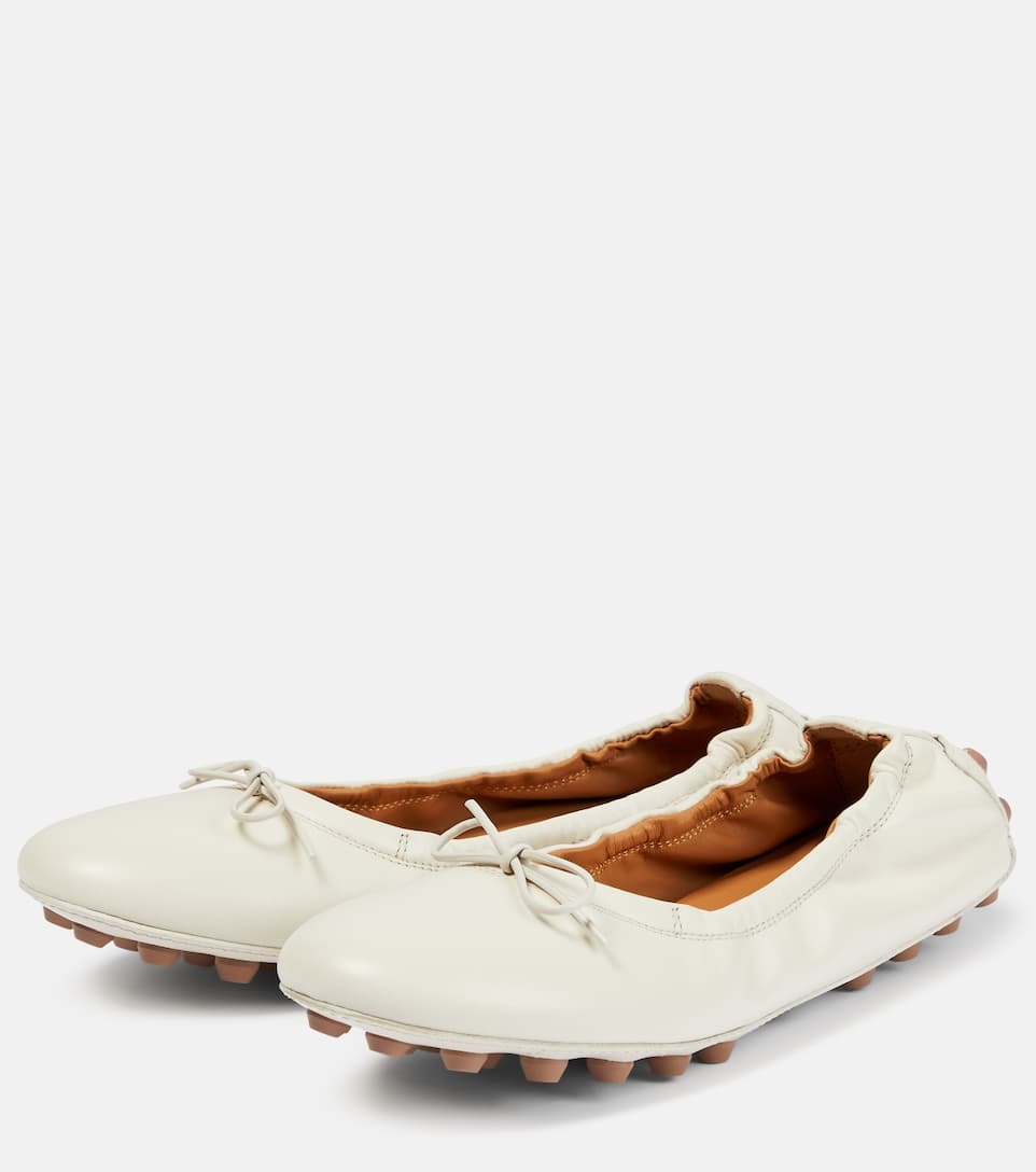 Leather ballet flats - 5