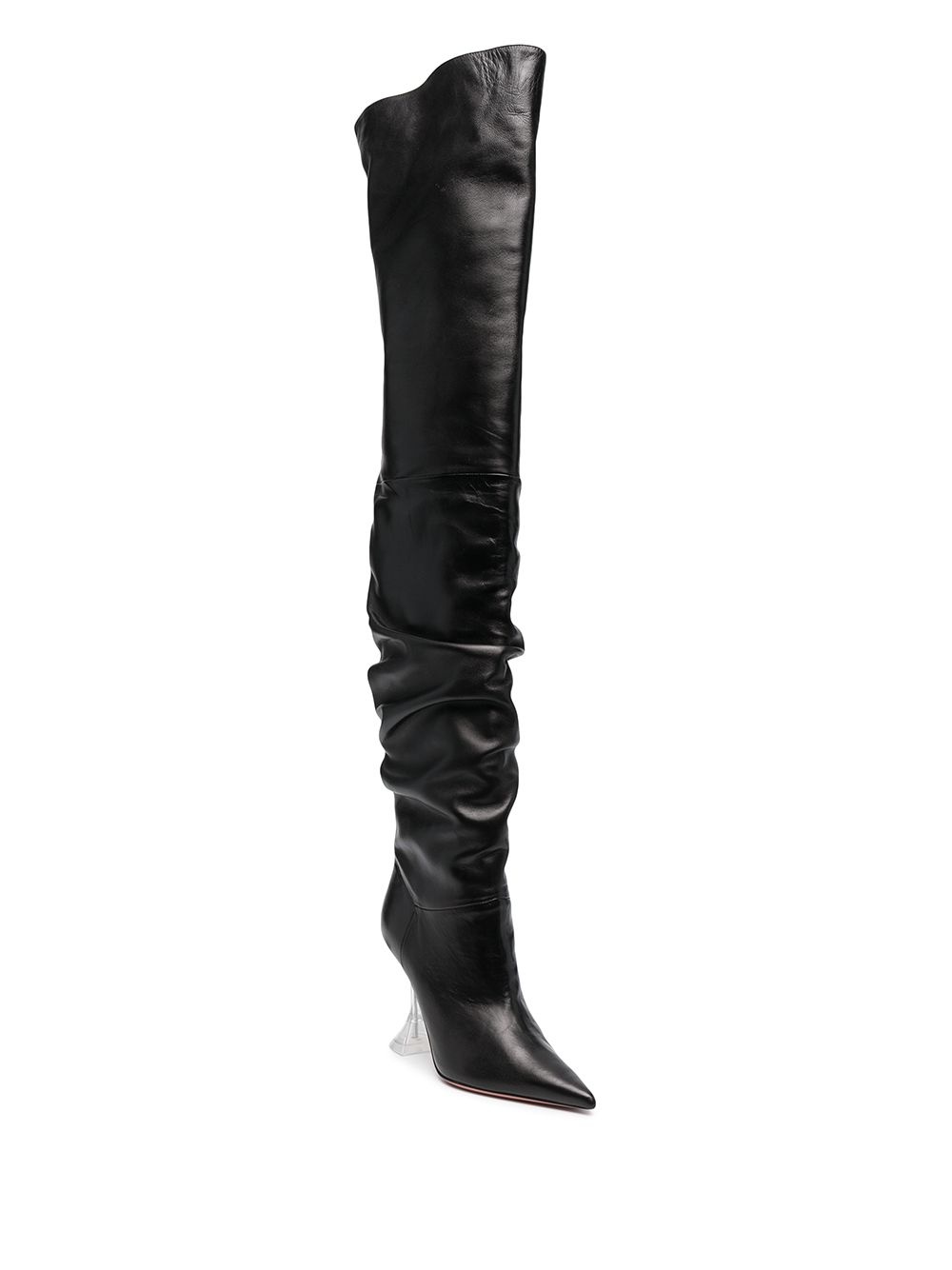 Olivia thigh-high leather boots - 2