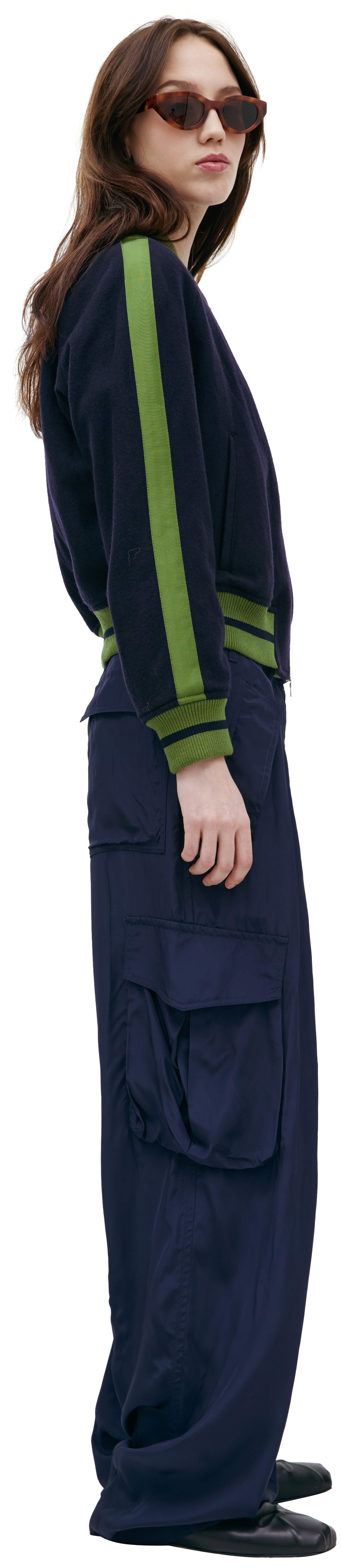 JACKET WITH STRIPES ON THE SLEEVES - 2