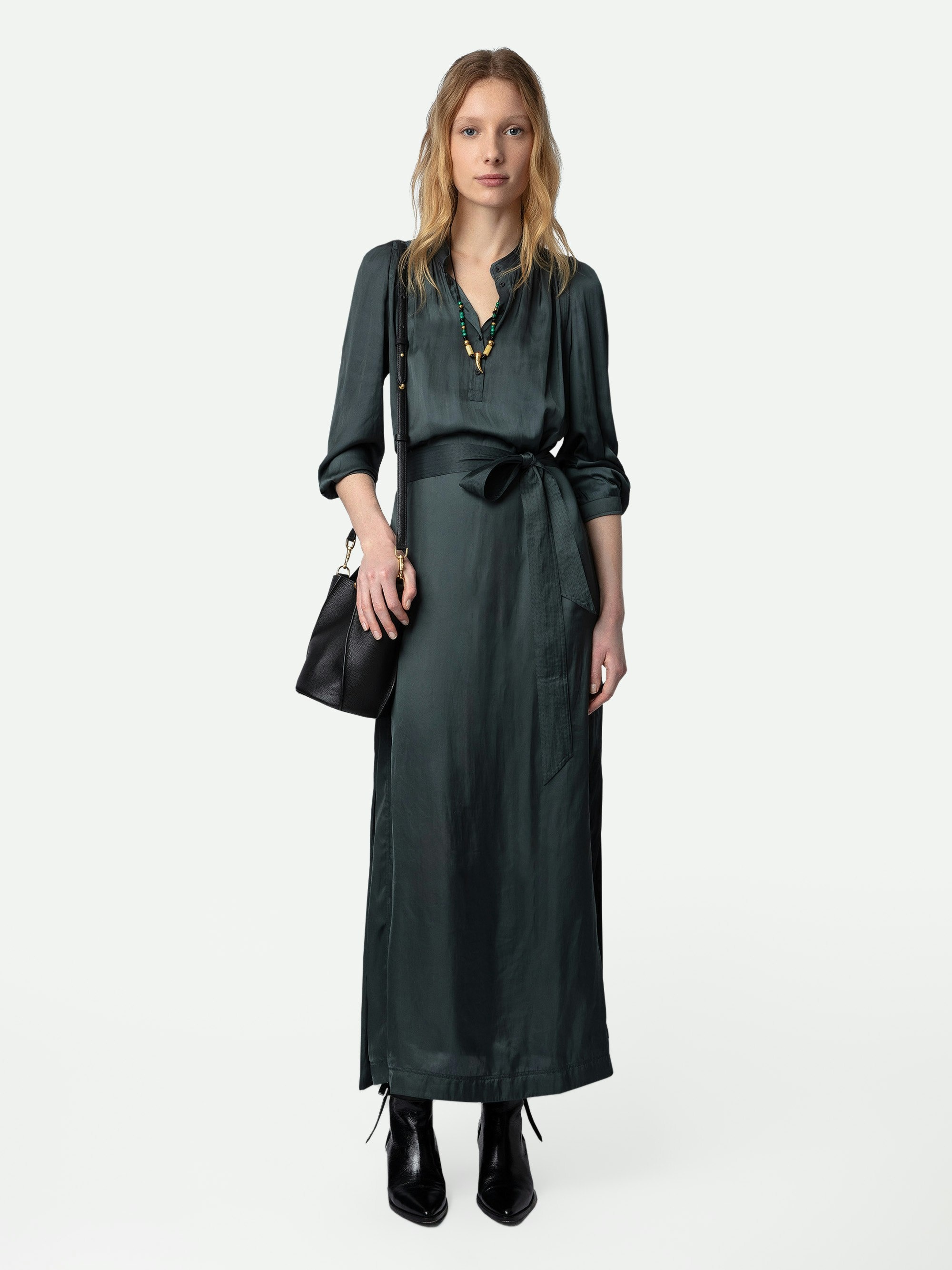 Ritchil Satin Dress - 6