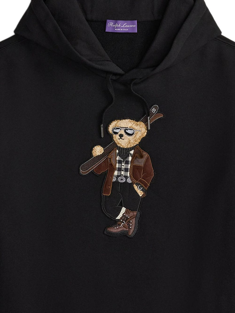 Ralph Lauren Teddy Bear-embroidered hoodie outlook