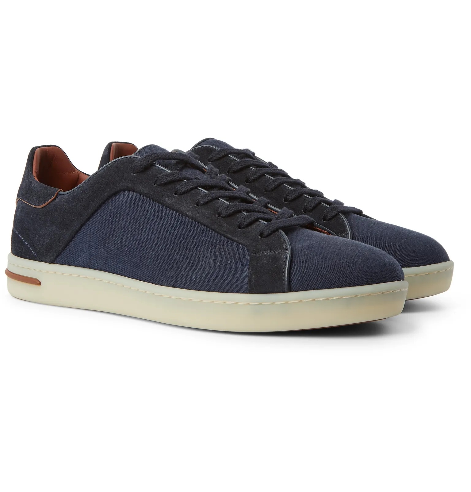 Traveller Suede and Canvas Sneakers - 10