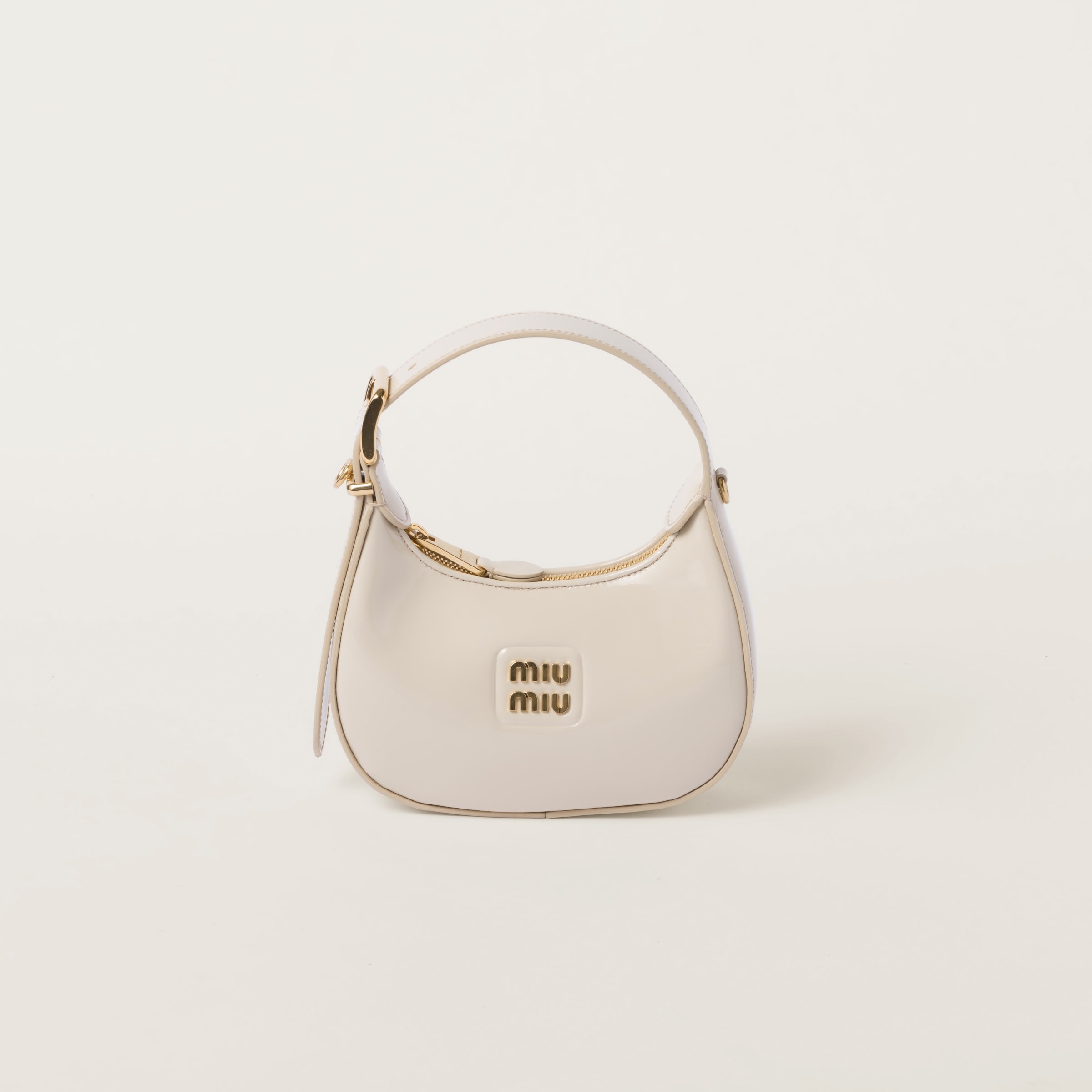Patent leather hobo bag - 1