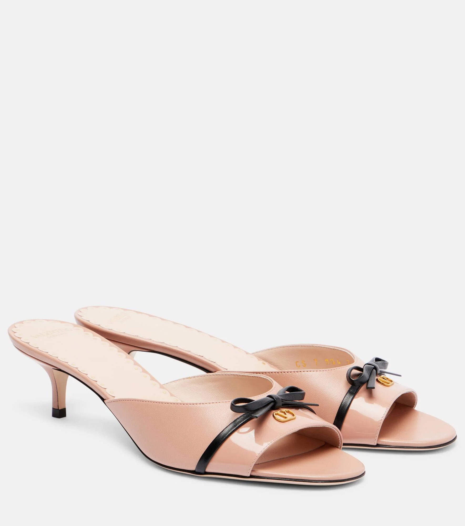 Bepointy 45 leather mules - 1