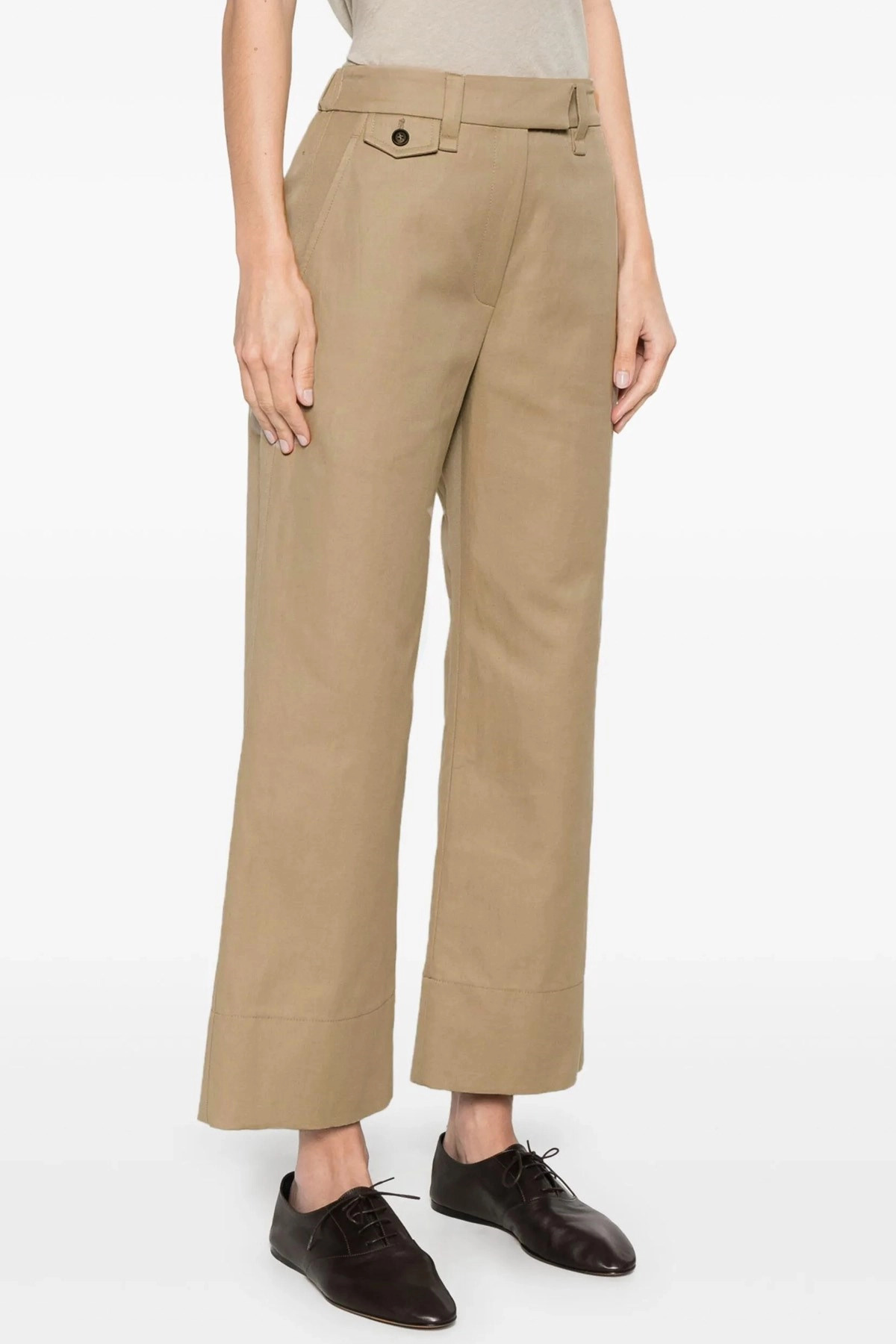 Linen cotton trousers - 2