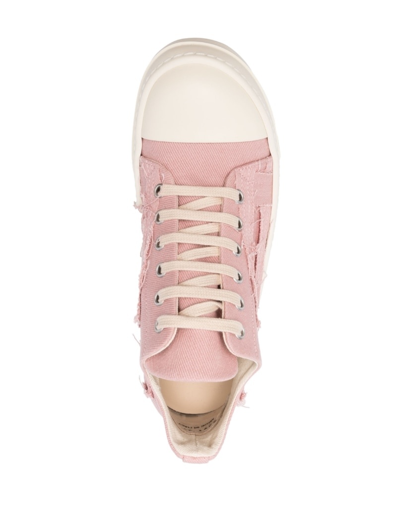 Slashed low-top sneakers - 4