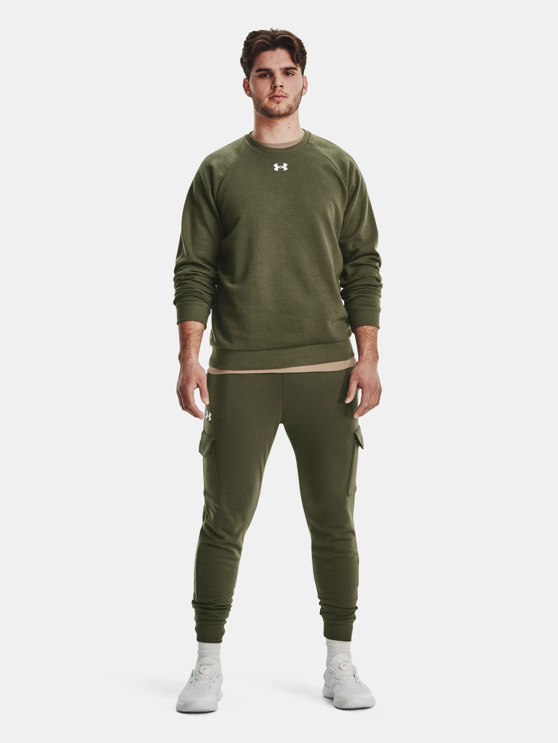 Men's UA Rival Fleece Crew - 5
