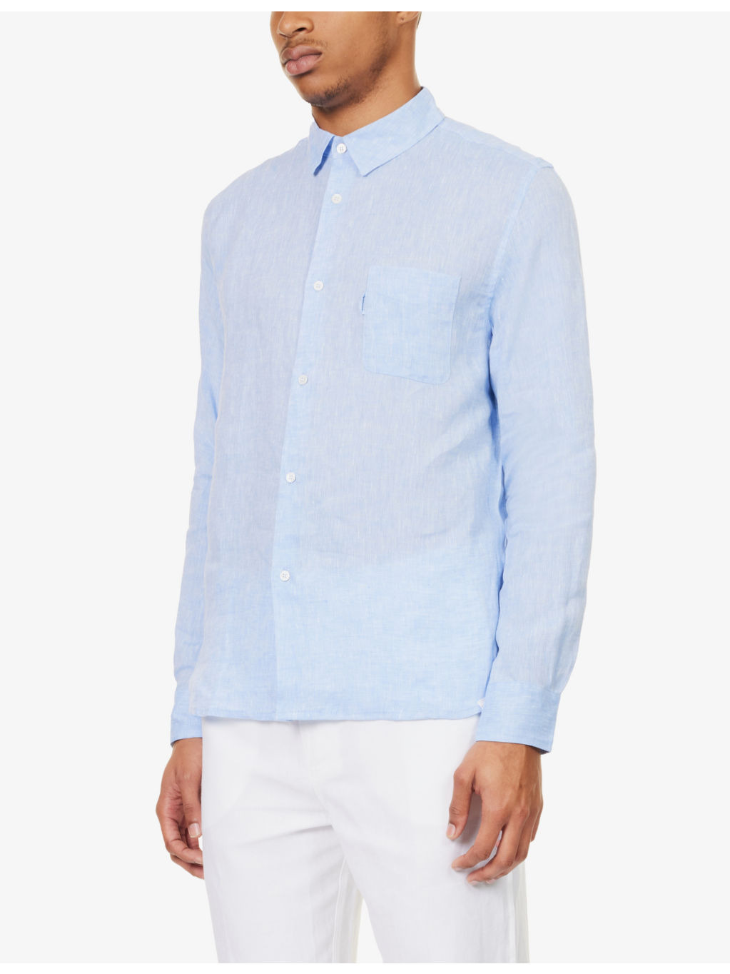 Monaco regular-fit linen shirt - 3
