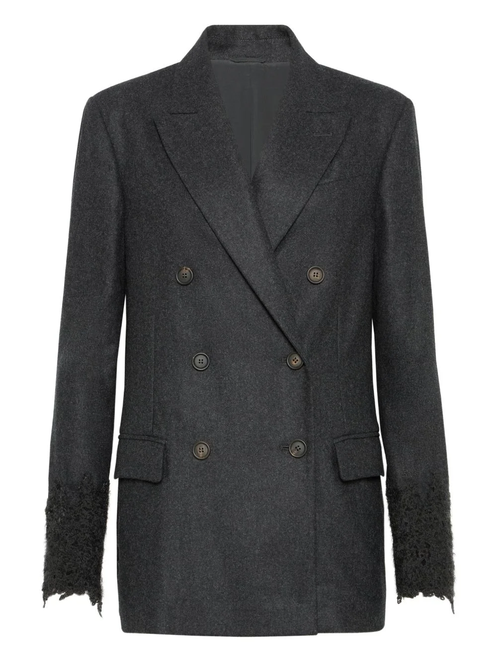 double-breasted blazer - 1