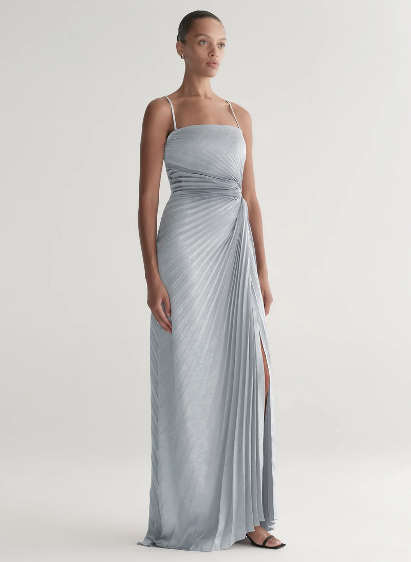 Layla Strapless Pleated Gown 4