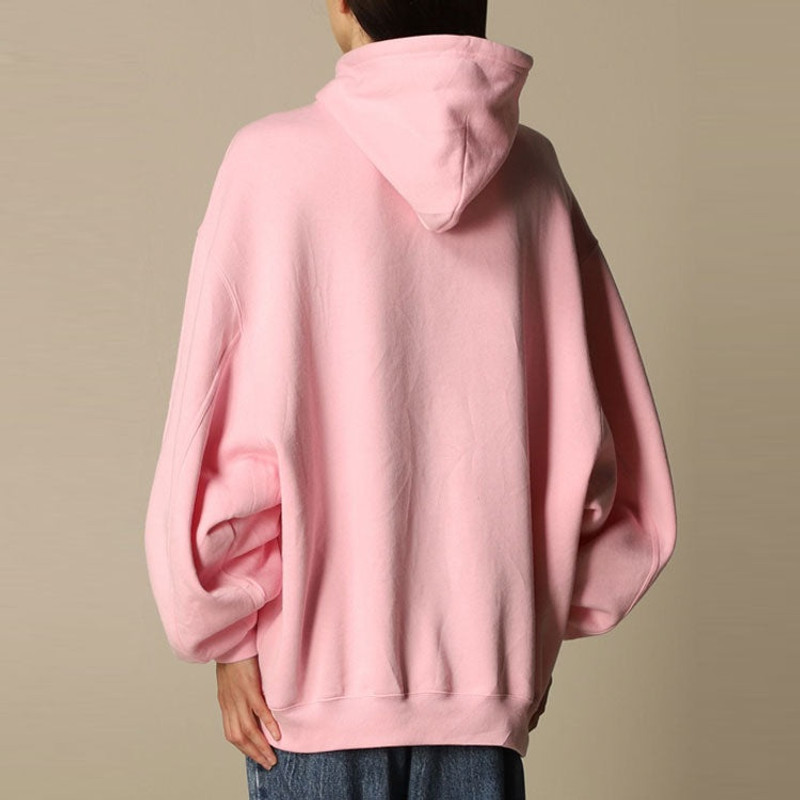 BALENCIAGA (WMNS) Balenciaga SS21 Printing Hoodie Pink 641529TJVI61401 outlook