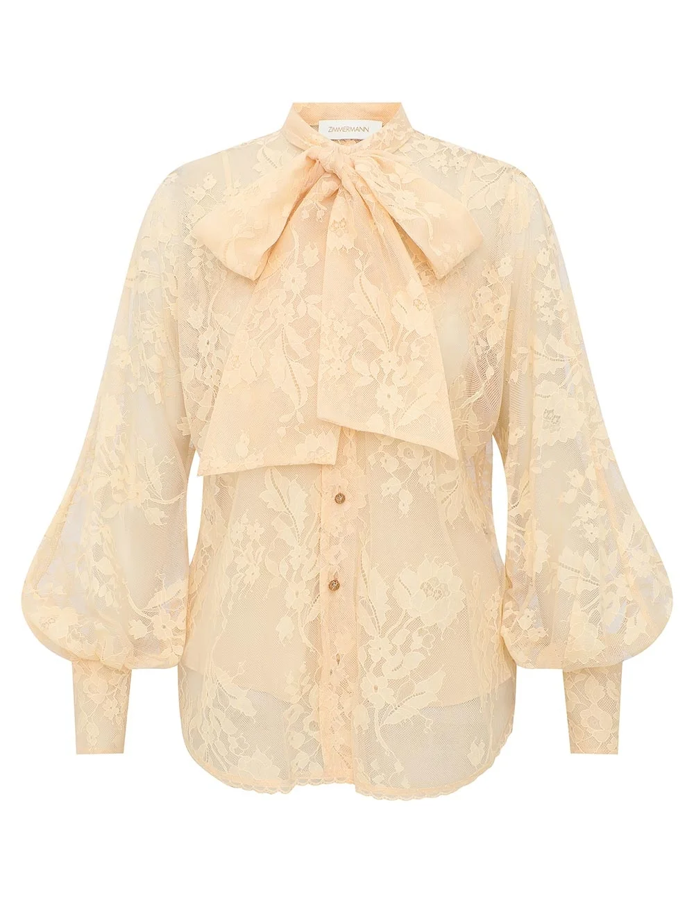 VALIANT LACE PUSSYBOW BLOUSE - 1