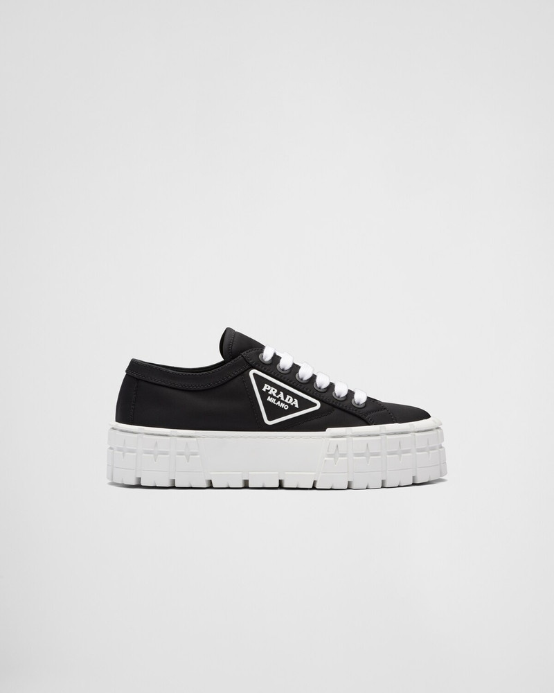 Double Wheel nylon gabardine sneakers 1