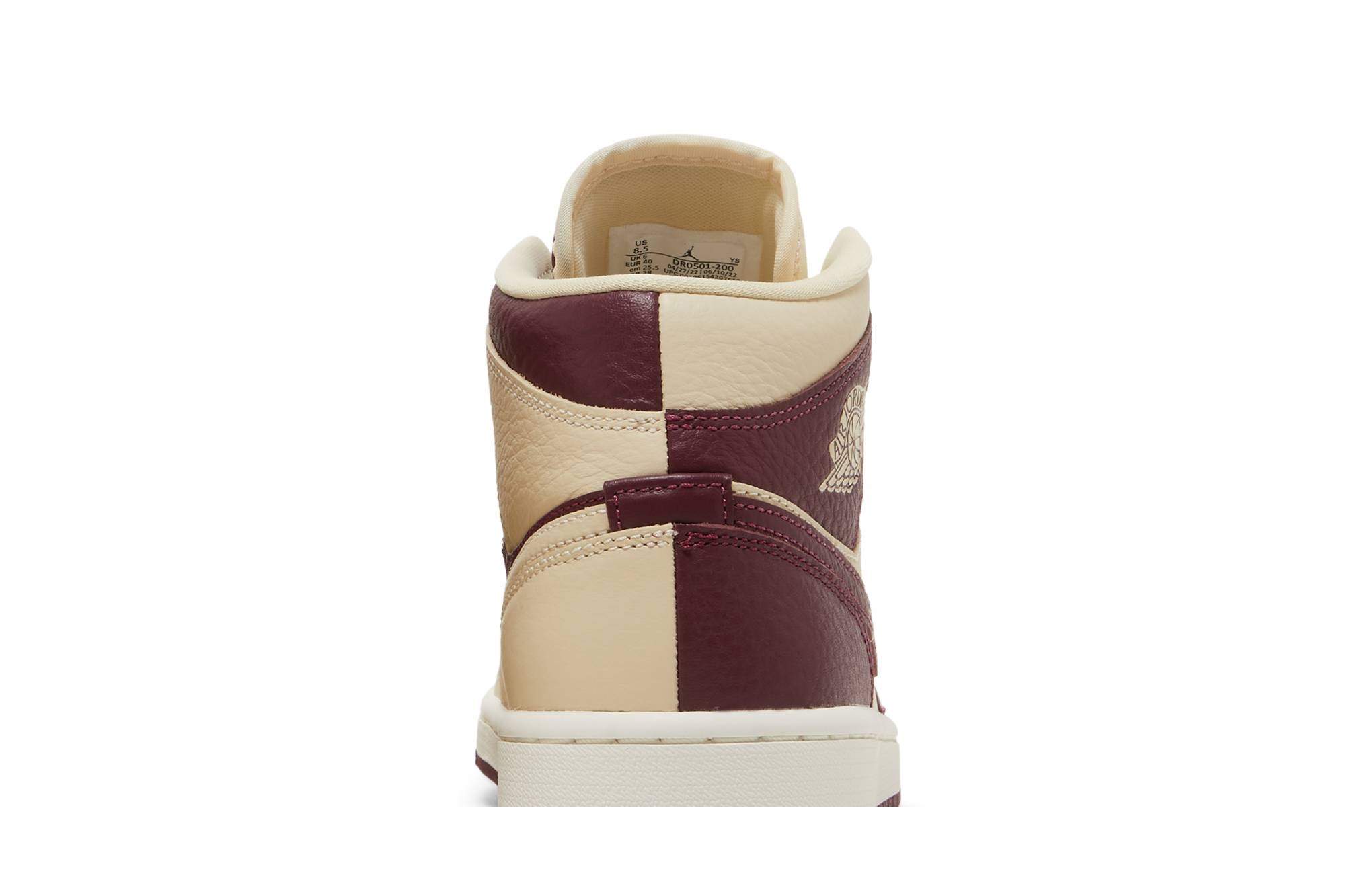 Wmns Air Jordan 1 Mid SE 'Split - Beach Cherrywood' - 7