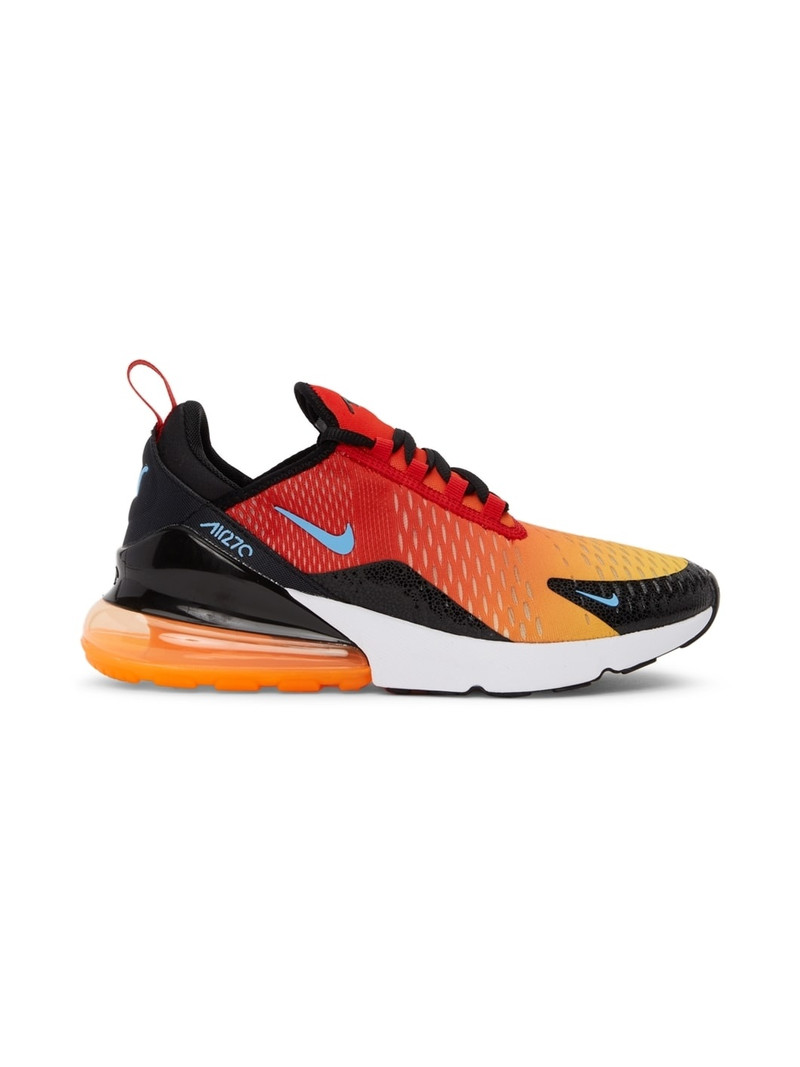 Red & Yellow Air Max 270 Sunset Sneakers - 1