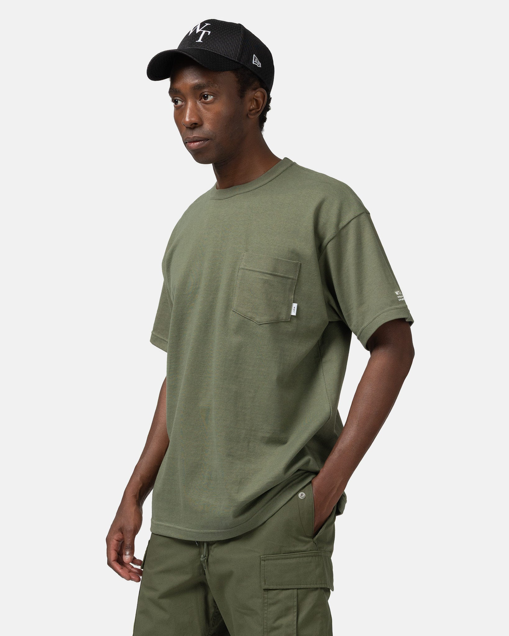 Muddy 01 / SS / Cotton Olive Drab - 4