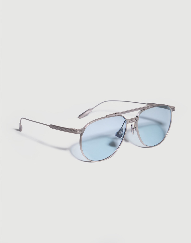 Brunello Cucinelli Titanium sunglasses with photochromic lenses outlook