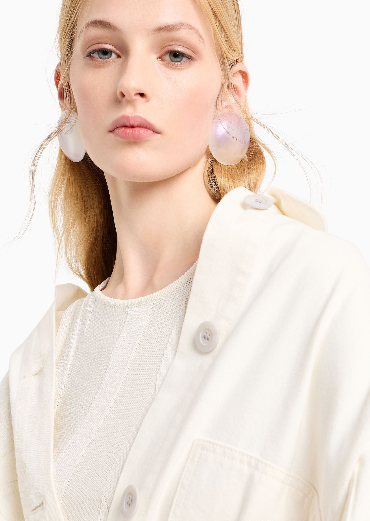 Viscose jumper with an irregular pattern - 6