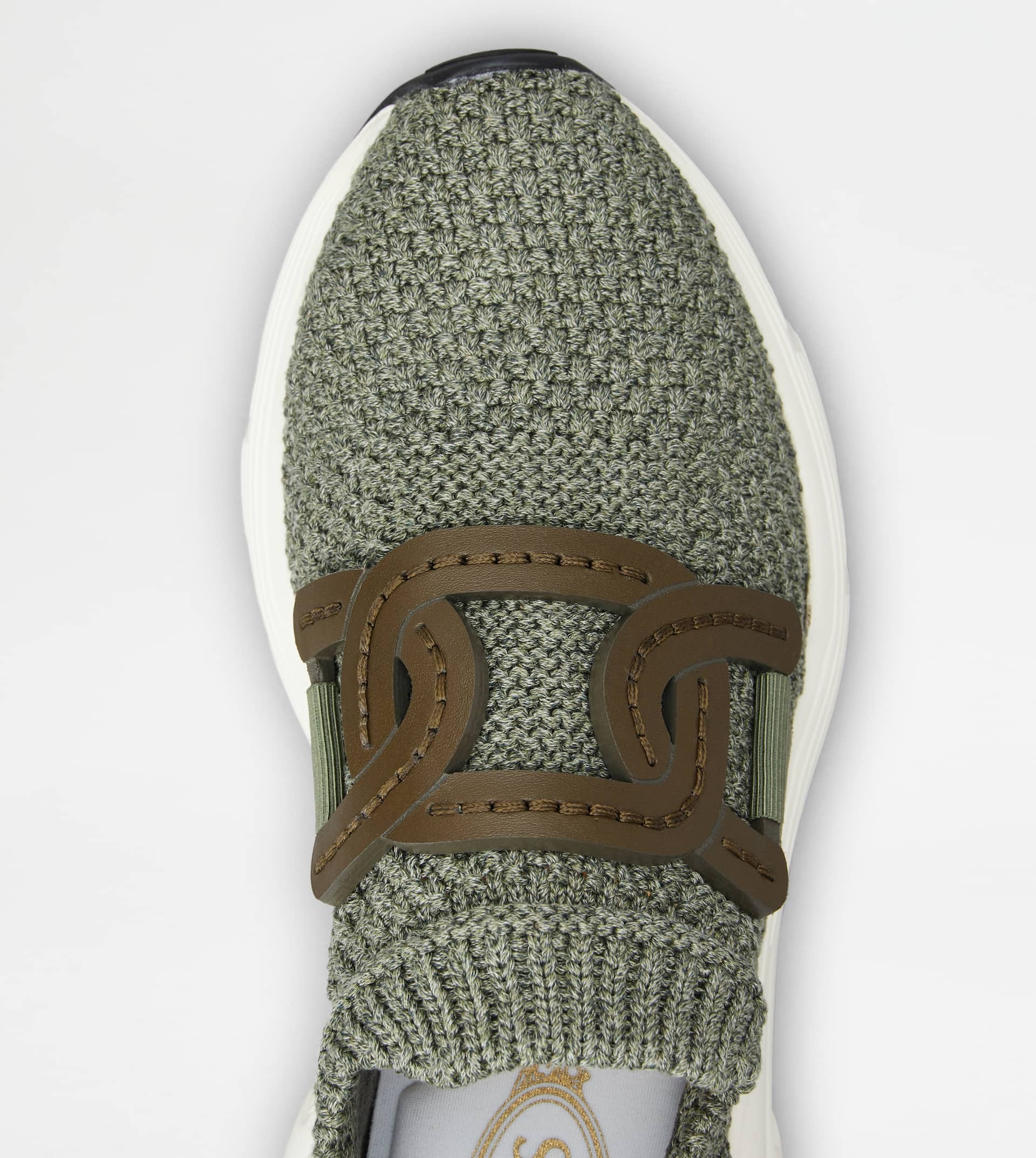 SLIP-ON SNEAKERS IN FABRIC - GREEN - 4
