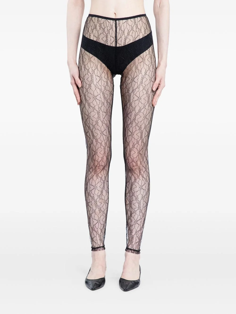 Dream lace-pattern leggings - 1