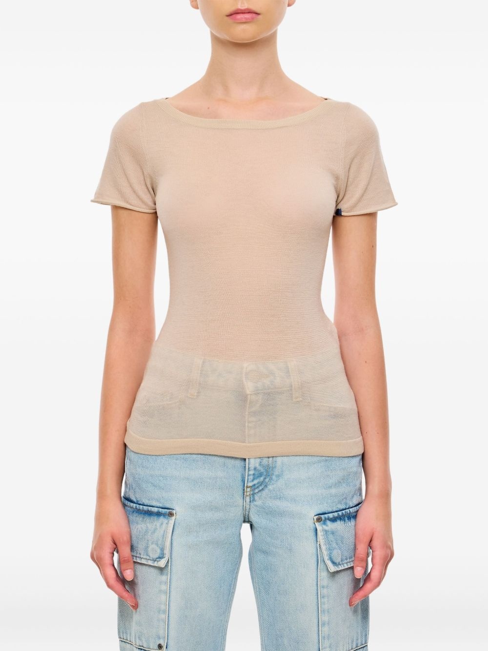 cashmere T-shirt - 1